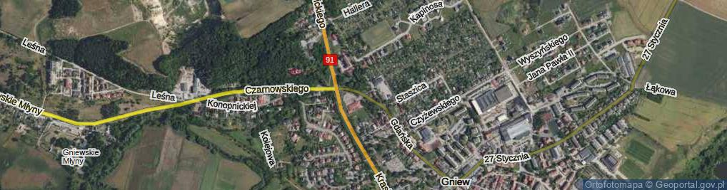 Zdjęcie satelitarne Lipowa ul.