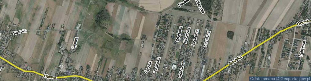 Zdjęcie satelitarne Lipcowa ul.