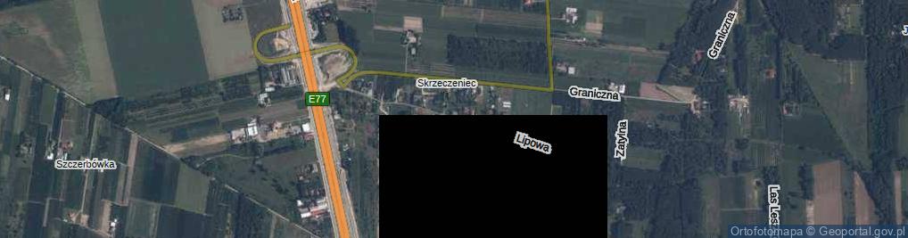 Zdjęcie satelitarne Lipowa ul.