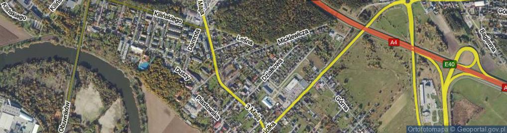 Zdjęcie satelitarne Ligonia ul.