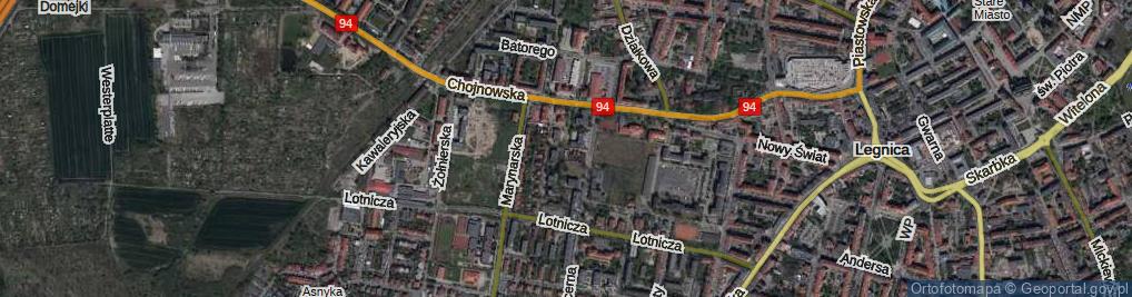 Zdjęcie satelitarne Lindego Samuela Bogumiła ul.