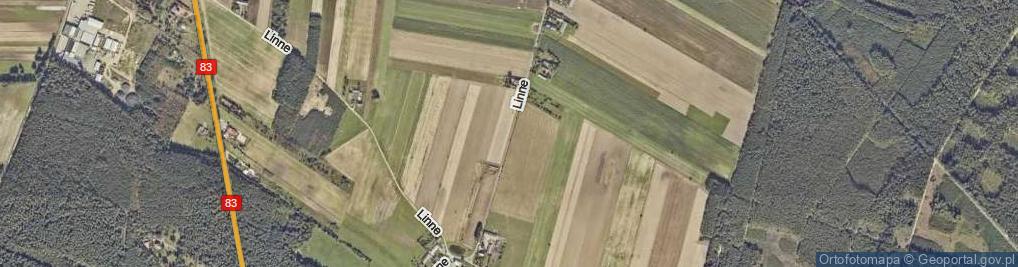 Zdjęcie satelitarne Linne ul.