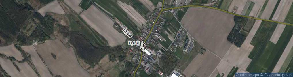 Zdjęcie satelitarne Lipinki ul.