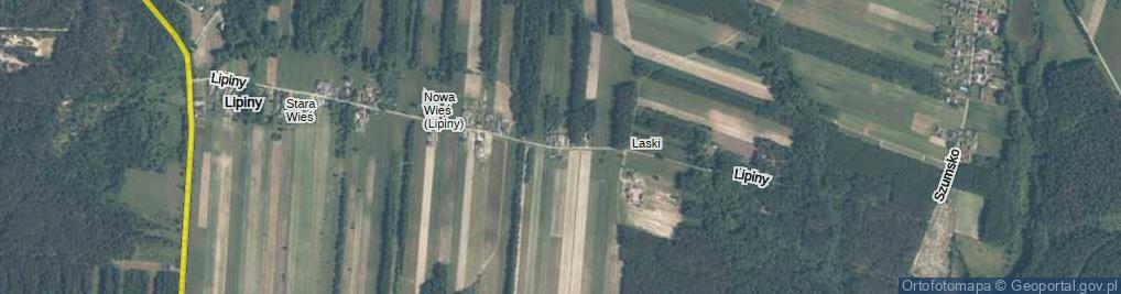 Zdjęcie satelitarne Lipiny ul.
