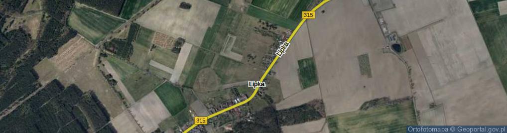 Zdjęcie satelitarne Lipka ul.
