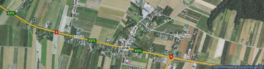 Zdjęcie satelitarne Lipnik ul.