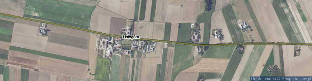 Zdjęcie satelitarne Lisiogóra ul.