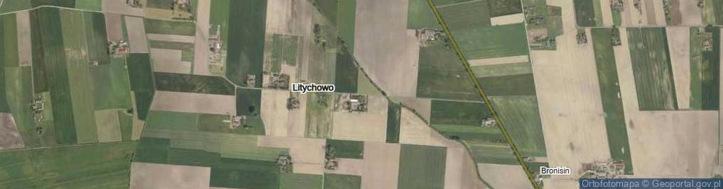 Zdjęcie satelitarne Litychowo ul.
