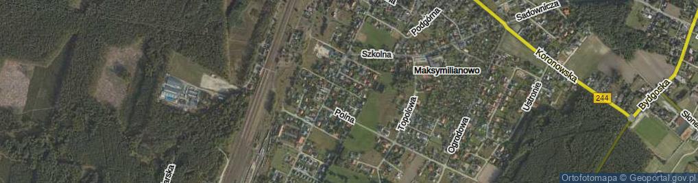 Zdjęcie satelitarne Lipowa ul.