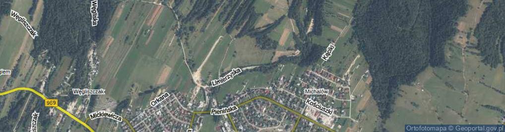 Zdjęcie satelitarne Limierzyska ul.