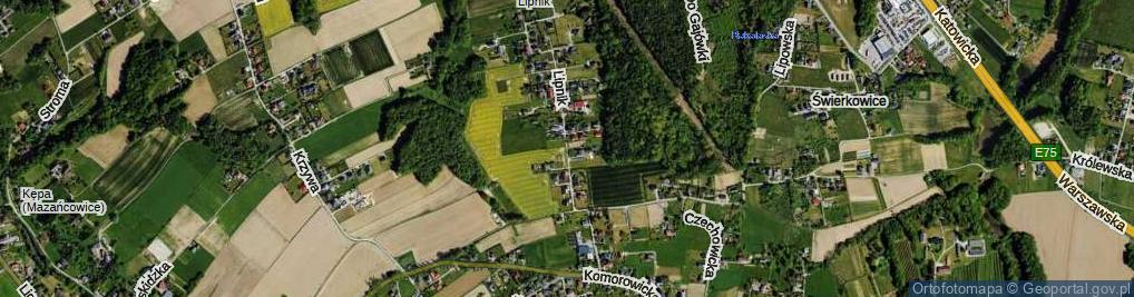 Zdjęcie satelitarne Lipnik ul.