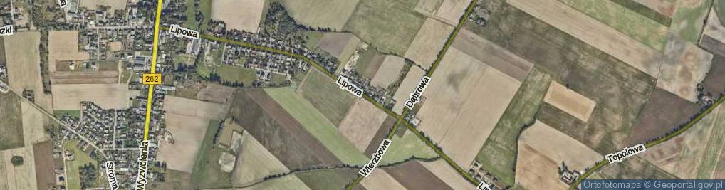 Zdjęcie satelitarne Lipowa ul.