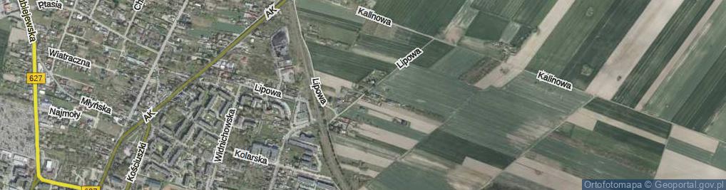 Zdjęcie satelitarne Lipowa ul.