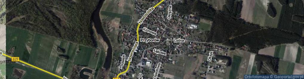 Zdjęcie satelitarne Lipowa ul.