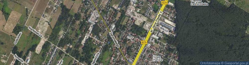 Zdjęcie satelitarne Lipowa ul.