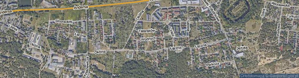 Zdjęcie satelitarne Lilii Wodnych ul.