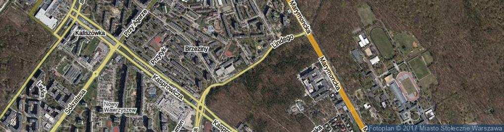 Zdjęcie satelitarne Lindego Samuela Bogumiła ul.