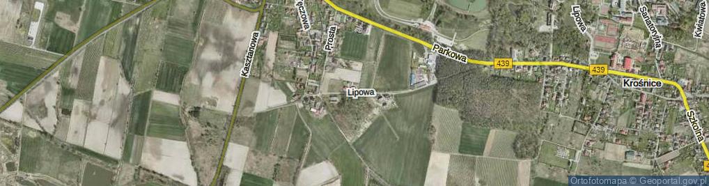 Zdjęcie satelitarne Lipowa ul.