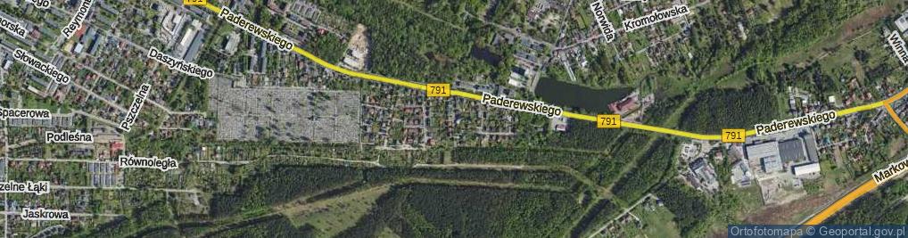 Zdjęcie satelitarne Lipowa ul.