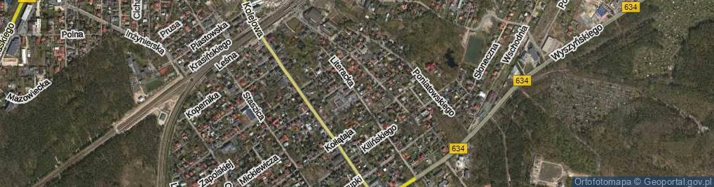 Zdjęcie satelitarne Literacka ul.