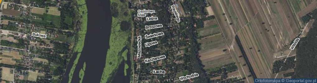 Zdjęcie satelitarne Lipowa ul.