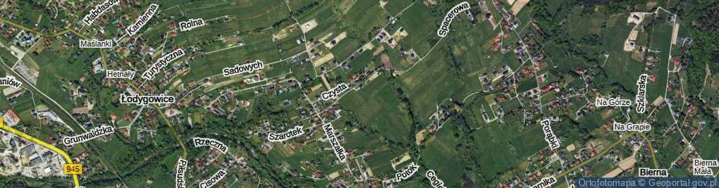 Zdjęcie satelitarne Liliowa ul.