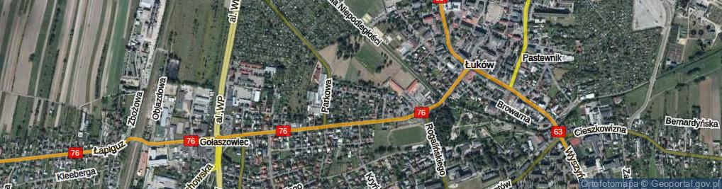 Zdjęcie satelitarne Lipowa ul.