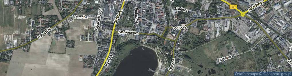 Zdjęcie satelitarne Licealna ul.