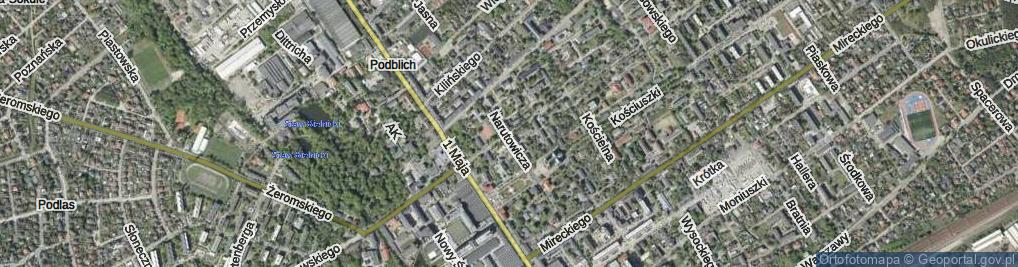 Zdjęcie satelitarne Limanowskiego Bolesława ul.