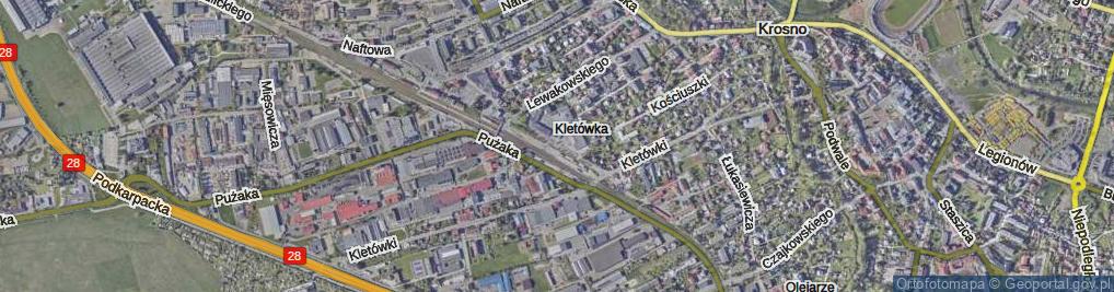 Zdjęcie satelitarne Lniarska ul.