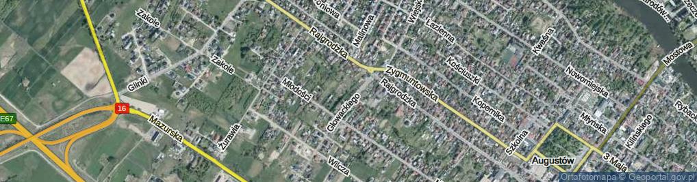 Zdjęcie satelitarne Łopianowa ul.