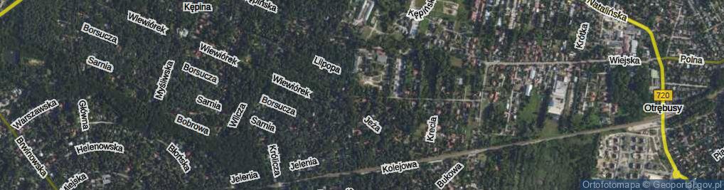 Zdjęcie satelitarne Łosia ul.