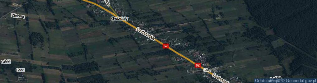 Zdjęcie satelitarne Łochowska ul.