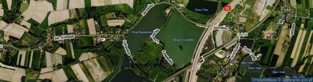 Zdjęcie satelitarne Łowiecka ul.