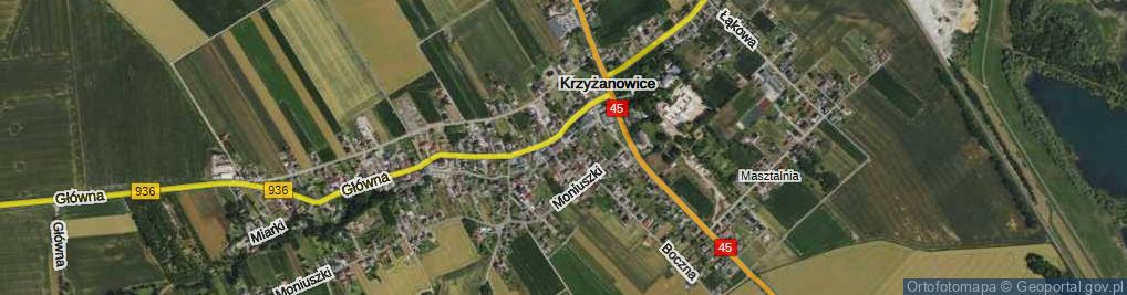 Zdjęcie satelitarne Lompy Józefa ul.