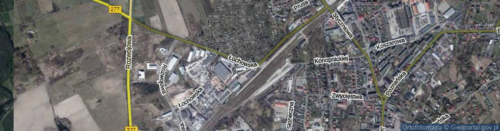 Zdjęcie satelitarne Łochowska ul.