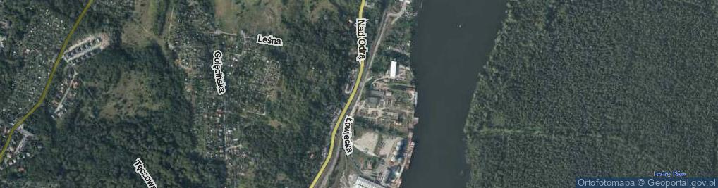 Zdjęcie satelitarne Łowiecka ul.