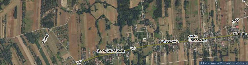 Zdjęcie satelitarne Łosia ul.