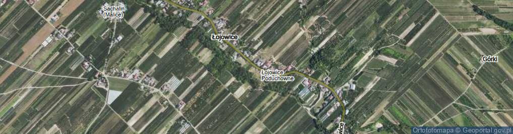 Zdjęcie satelitarne Łojowice ul.