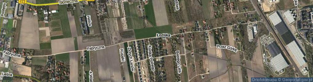 Zdjęcie satelitarne Łoziska ul.