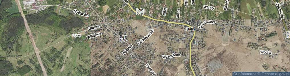 Zdjęcie satelitarne Łukasiewicza Ignacego ul.