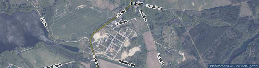 Zdjęcie satelitarne Łubinowa ul.