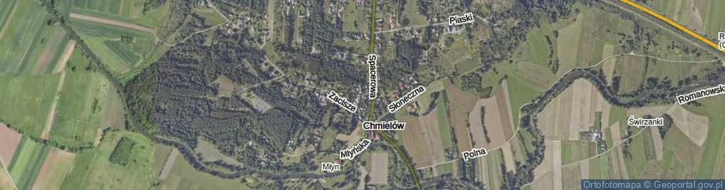 Zdjęcie satelitarne Łukowa ul.