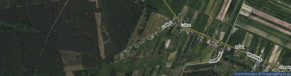 Zdjęcie satelitarne Lubicz ul.