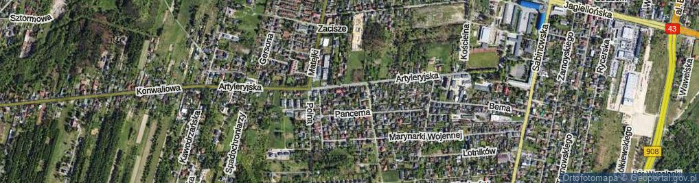 Zdjęcie satelitarne Łuczników ul.