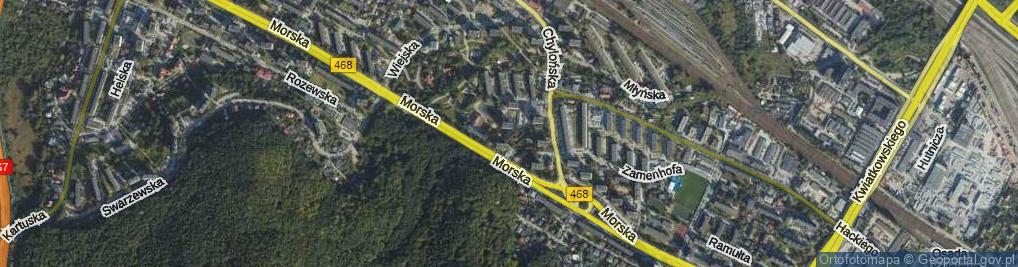 Zdjęcie satelitarne Lubawska ul.