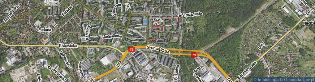 Zdjęcie satelitarne Łukasiewicza Ignacego ul.