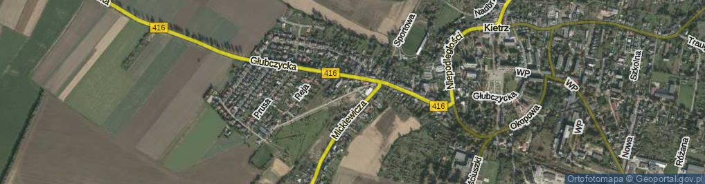 Zdjęcie satelitarne Lubotyńska ul.