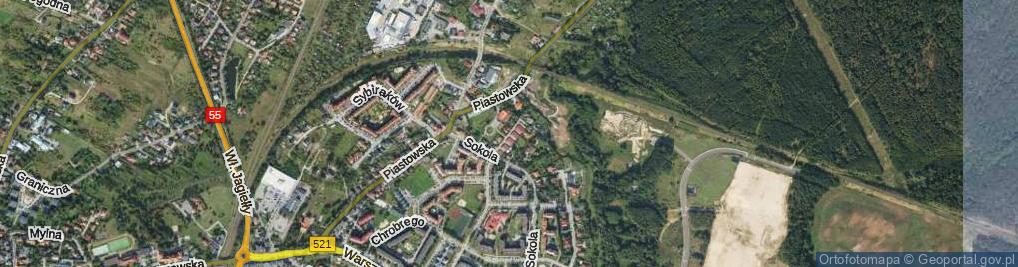 Zdjęcie satelitarne Lubawska ul.
