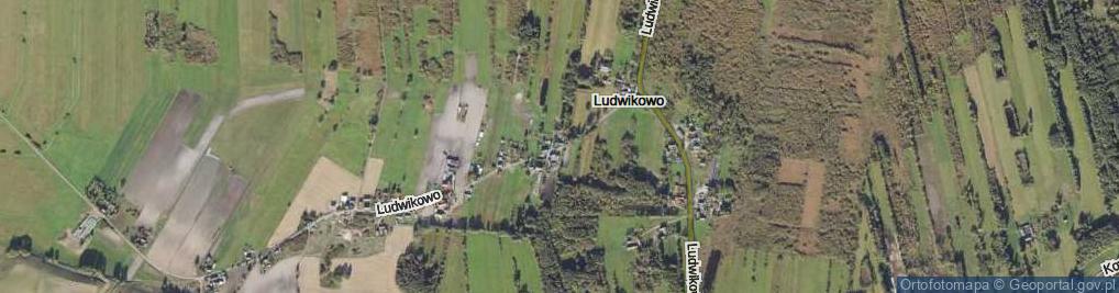 Zdjęcie satelitarne Ludwikowo ul.